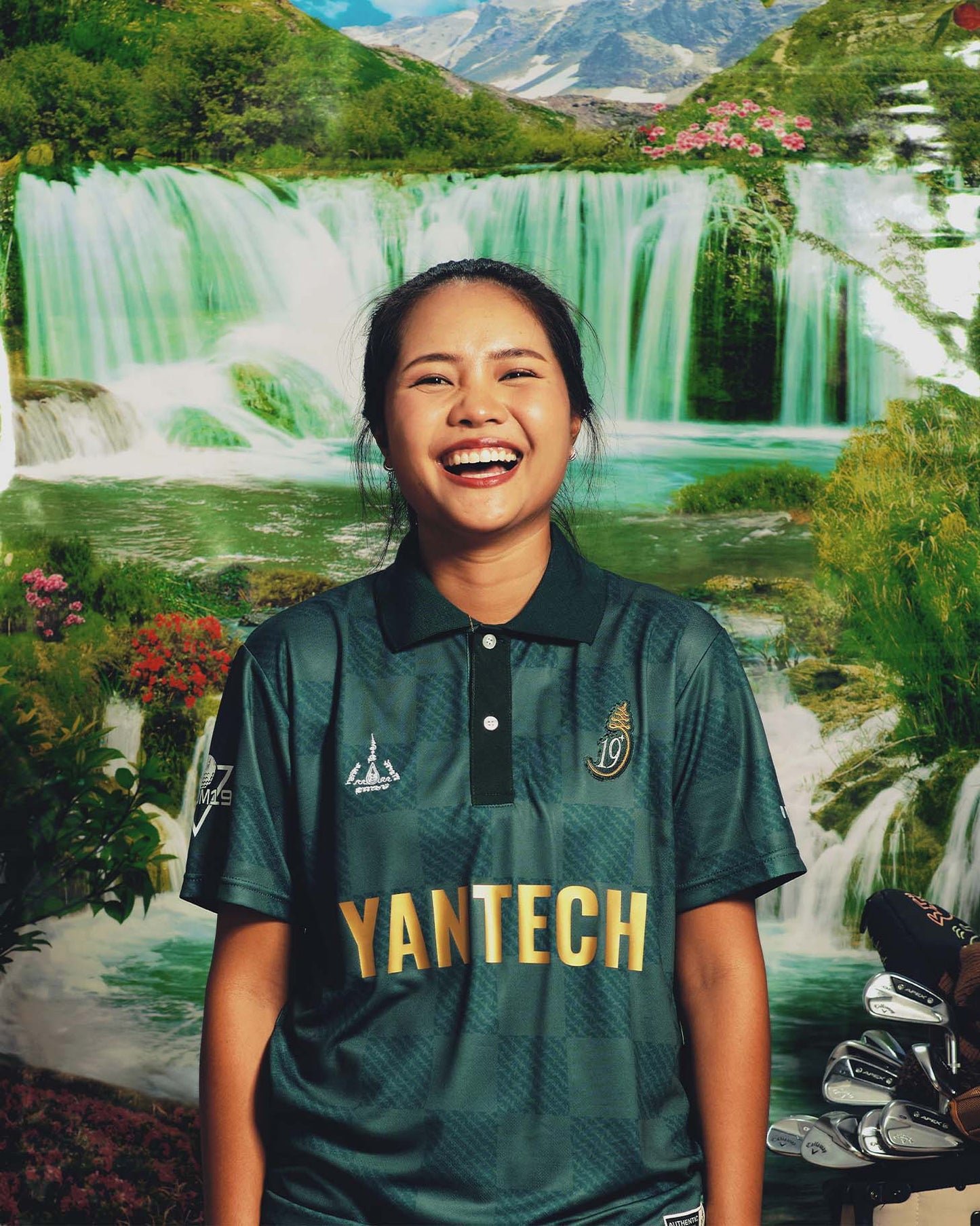 Yan-Tech Green Polo