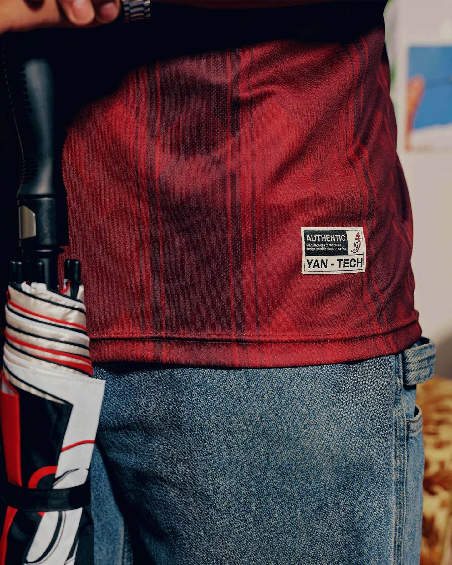 Yan-Tech Red Polo
