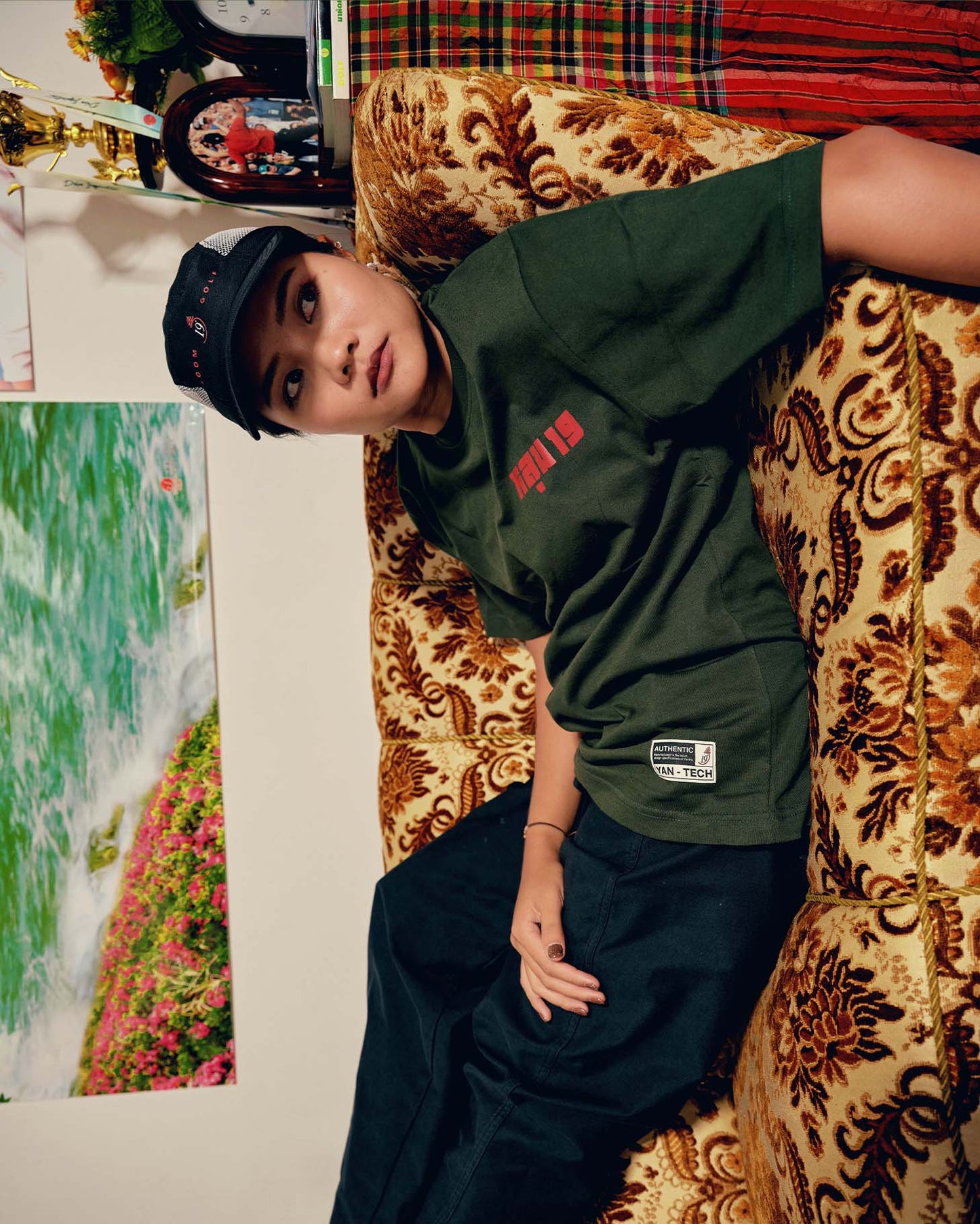 Yan-Tech Black Mesh Cap